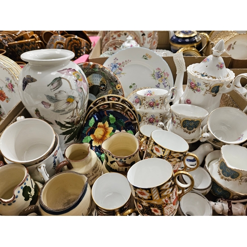 144 - Box Of Assorted Tea & Coffee Ware & Other China