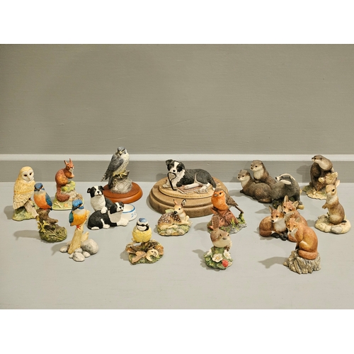 153 - A Quantity Of Border Fine Arts Society Animals & Birds