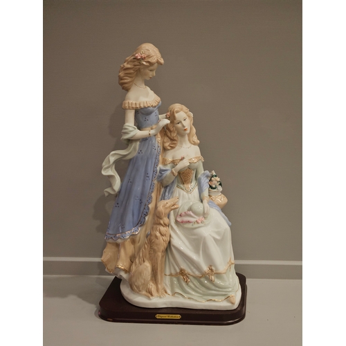 164 - Large 'Elegant Collection' Porcelain Figurine H62cm