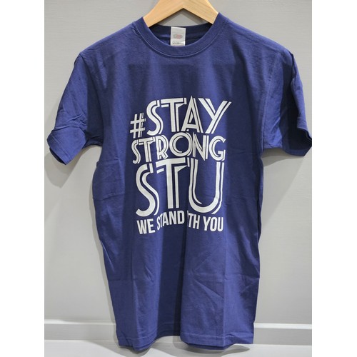 47 - A Large Quantity Of Mills & Boon Paperbacks & Stay Strong Stu T Shirt (THIS ITEM WILL BE SOLD IN AID... 