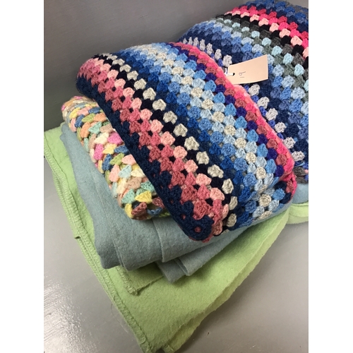 44 - Qty Wool Blankets