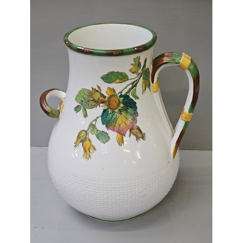 136 - Large Ware 2 Handled Jug H34cm