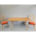 7 Pc Ercol Dining Room Suite (Table H72cm L152cm W77cm)