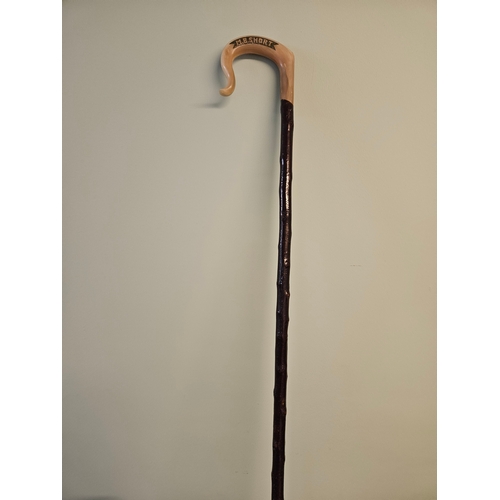 1 - Horn Handled Walking Stick (M B Short)