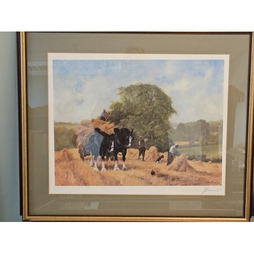 9 - 3 Framed Limited Edition Cattle, Dogs & Horse Prints