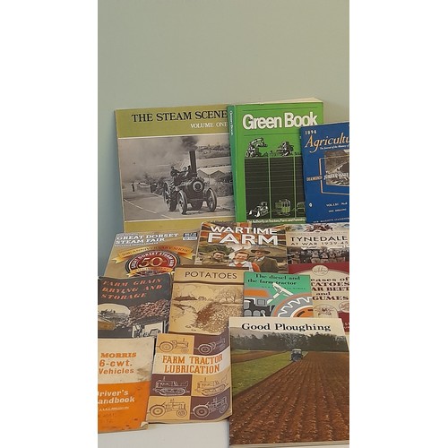 12 - A Quantity Of Agricultural, Tractor,  Steam Handbooks & Magazines Etc