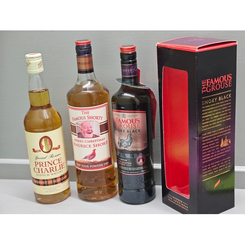 22 - 1 Litre The Famous Grouse (The Famous Shorty) Scotch Whisky, 70Cl The Famous Grouse Smoky Black Scot... 