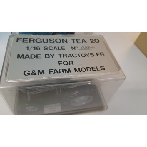 26 - Model Ferguson TEA20 No 083 Tractor In Display Case With Box