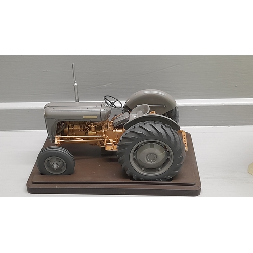 27 - Model Ferguson 35 Tractor No 0087 (Scale 1:16) In Display Case