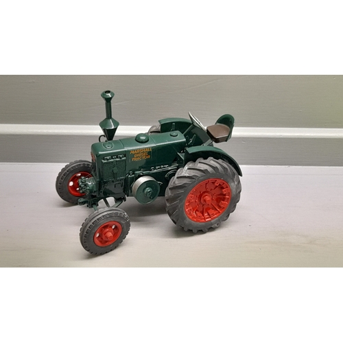 35 - Model Marshall Diesel Tractor With Box