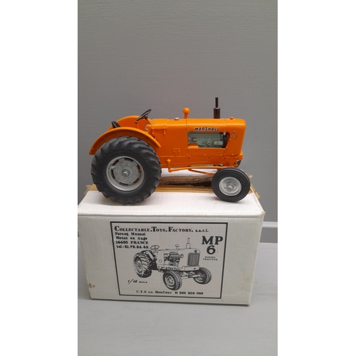 36 - Model Marshall MP6 Diesel Tractor Scale 1:16 In Box