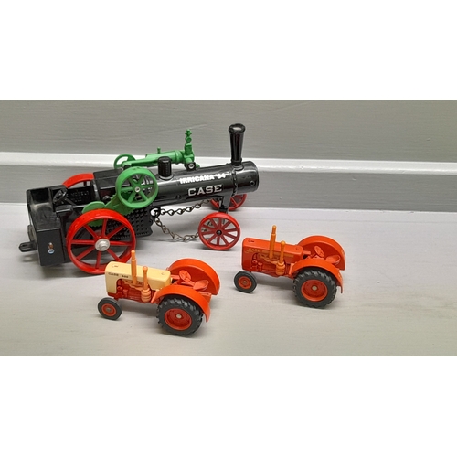 41 - 2 Small Toy Case Tractors & Case Irricana '94 Traction Engine