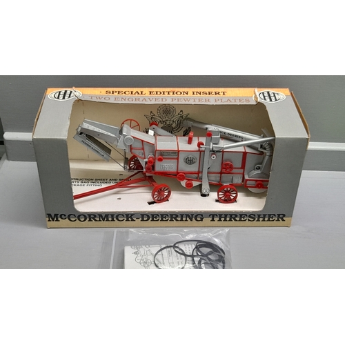 42 - McCormick-Deering Thresher In Original Box With Instructions & Belts