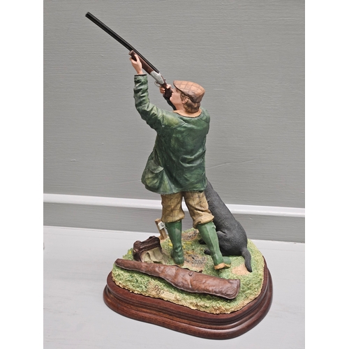 57 - Border Fine Arts 'The Crosser' B0983A By Paul Black With Box On Wood Base