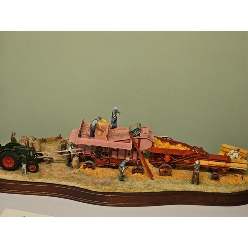 60 - Border Fine Arts 'The Threshing Mill' B0361 By R Ayres Limited Edition 403/600 With Certificate & Bo... 