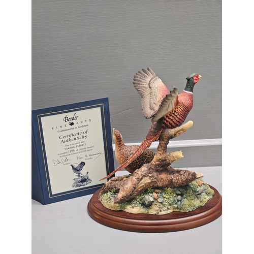 54 - Border Fine Arts 'Taking Flight' B0183 By D Walton  Limited Edition 1673/2500 With Certificate & Box... 