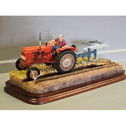 69 - Border Fine Arts 'Reversible Ploughing' B0978 By R Ayres Limited Edition 182/1500 With Certificate &... 