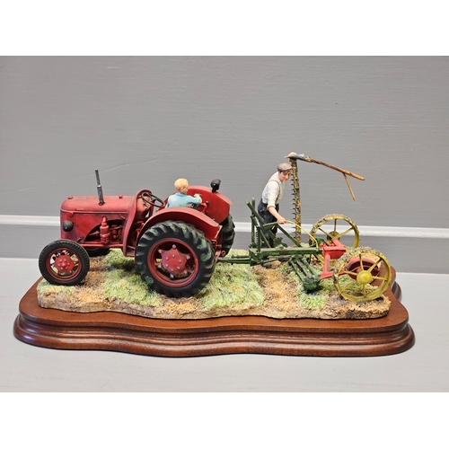 80 - Border Fine Arts 'First Cut' JH70 By R Ayres Limited Edition 907/1500 On Wood Base