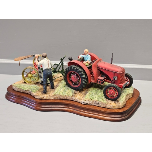 80 - Border Fine Arts 'First Cut' JH70 By R Ayres Limited Edition 907/1500 On Wood Base