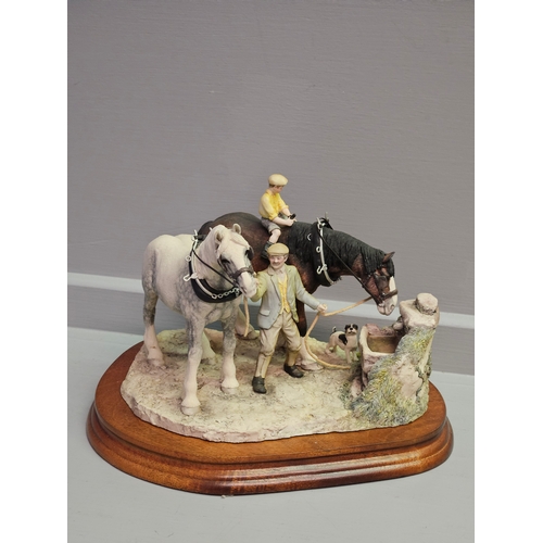 89 - Border Fine Arts 'You Can Lead A Horse To Water...' BFA 202 By Anne Wall Limited Edition 581/1500 Wi... 