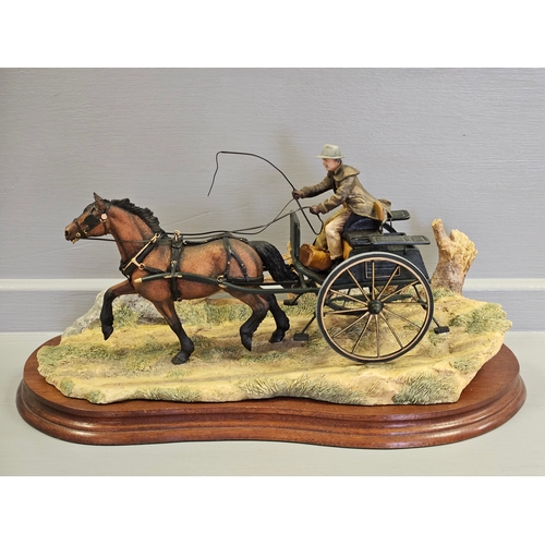 106 - Border Fine Arts 'Country Doctor' JH63 By R Ayres Limited Edition 174/1250 On Wood Base