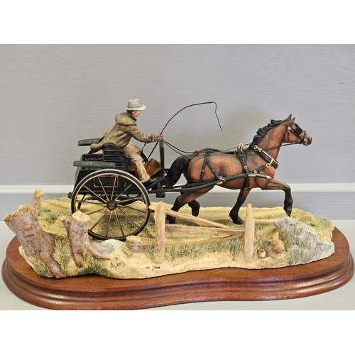 106 - Border Fine Arts 'Country Doctor' JH63 By R Ayres Limited Edition 174/1250 On Wood Base