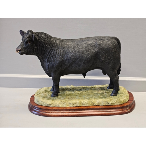 270 - Border Fine Arts 'Aberdeen Angus Bull' B0773 By Jack Crewdson Limited Edition 399/750 With Certifica... 