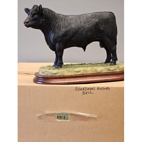 270 - Border Fine Arts 'Aberdeen Angus Bull' B0773 By Jack Crewdson Limited Edition 399/750 With Certifica... 