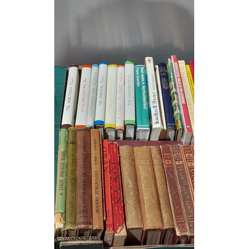 15 - Box Of Assorted Books - A Wainwright, France, Portugal, Walks Etc