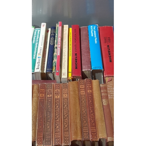 15 - Box Of Assorted Books - A Wainwright, France, Portugal, Walks Etc