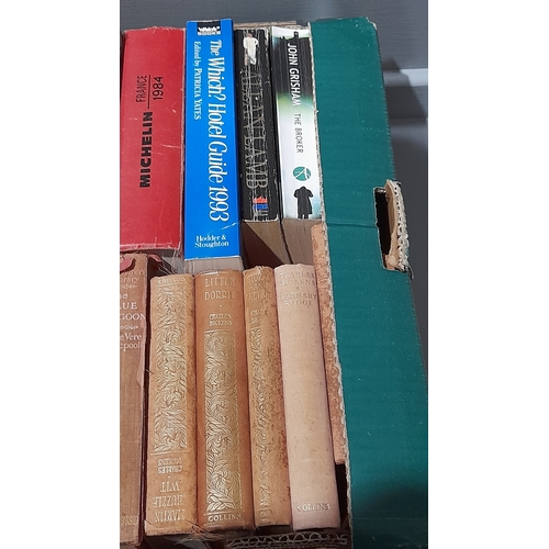 15 - Box Of Assorted Books - A Wainwright, France, Portugal, Walks Etc