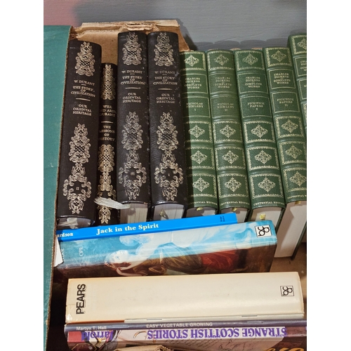 39 - Box Of Assorted Books - Charles Dickens, Chess Etc