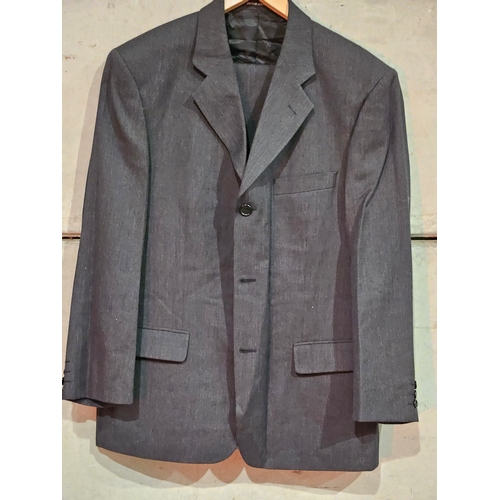 53 - John Lewis Suede Ladies Jacket Size 14, Men's 2 Piece Suit & Men's Jacket