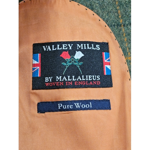 55 - Valley Mills By Mallalieus Pure Wool Sports Jacket Size 46L