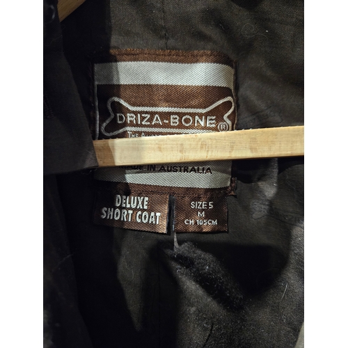 58 - Driza-Bone Deluxe Short Wax Coat Size Medium