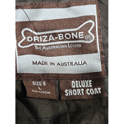 59 - Driza-Bone Wax Deluxe Short Coat Size Large