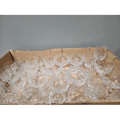 101 - Box Including Cut Glass Assorted Glasses