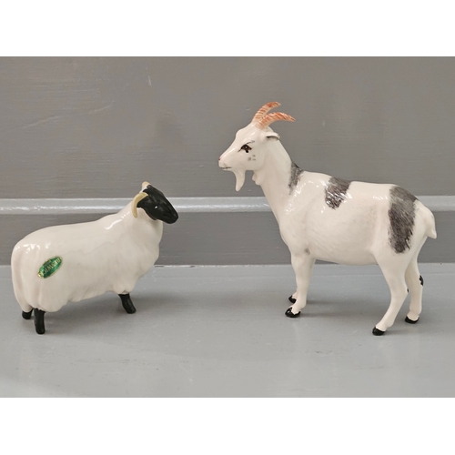 169 - Beswick Goat & Beswick Black Faced Ewe