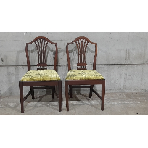 769 - A Pair Of Mahogany Dining Chairs