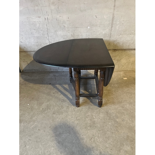 785 - Oak Drop Leaf Table H75cm W160cm D106cm