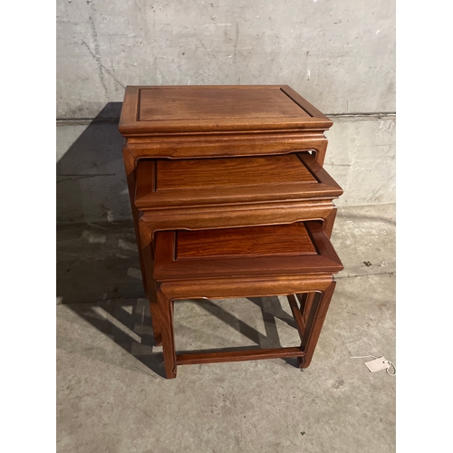 786 - Rosewood Nest of Three Tables