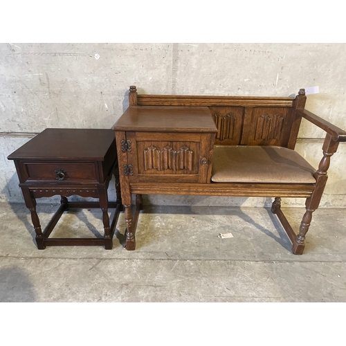 802 - Bed Side Table and Telephone Seat