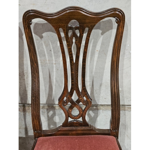 869 - A Set Of 6 Reproduction Dining Chairs