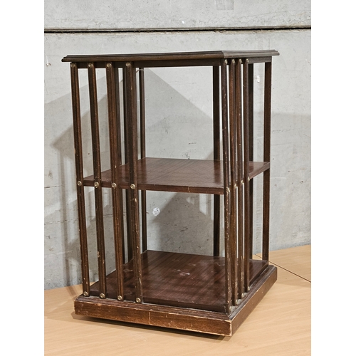 891 - Mahogany Revolving Bookcase