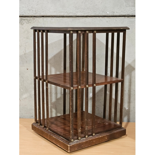 891 - Mahogany Revolving Bookcase