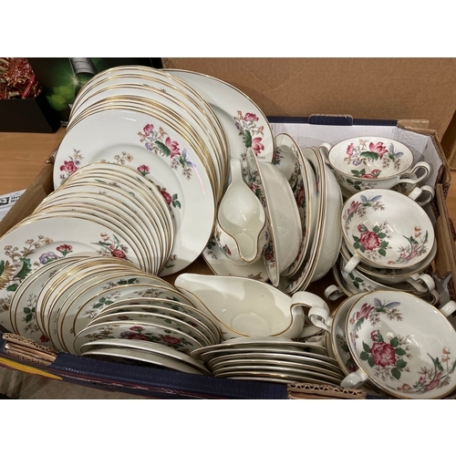 190 - Box Of Wedgewood Dinner Service 70Pcs