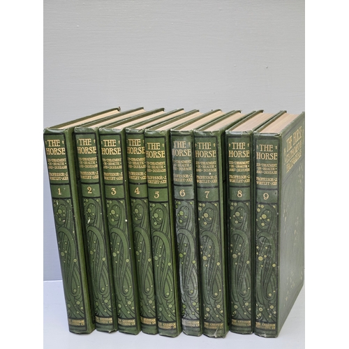 17 - 9 Volumes - The Horse Its Treatment In Health & Disease By Prof. J Wortley Axe, M R C V S