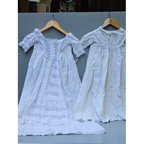 46 - 2 Victorian Christening Gowns