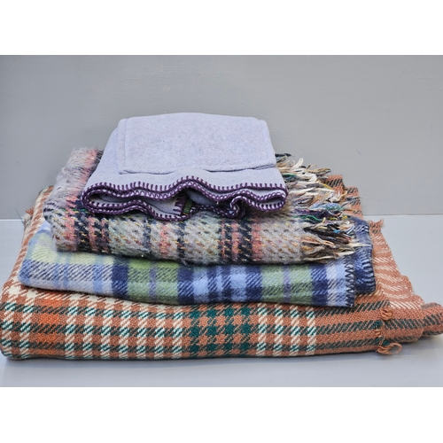 51 - 3 Wool Blankets Etc