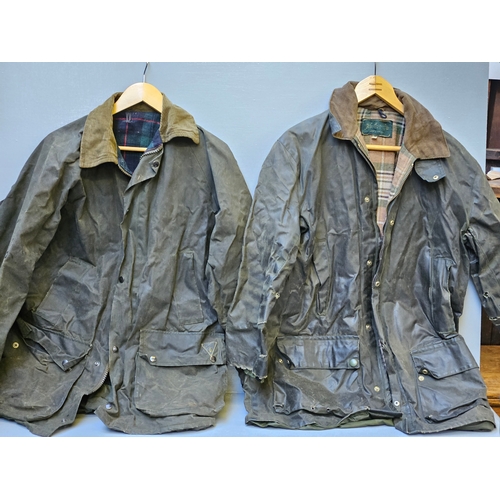 59 - 2 Barbour Style Jackets Size M & Size 40